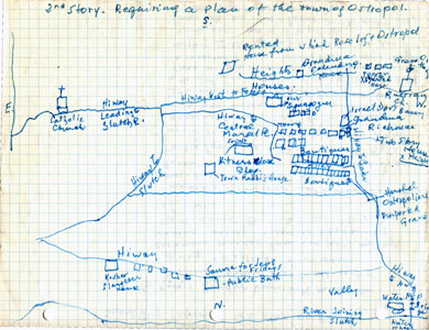 Ostropol village diagram