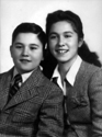 Adolph and Merle, portrait as children